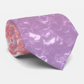 Cravate Rose rose violet lavande faux pétille parties scin (Roulé)