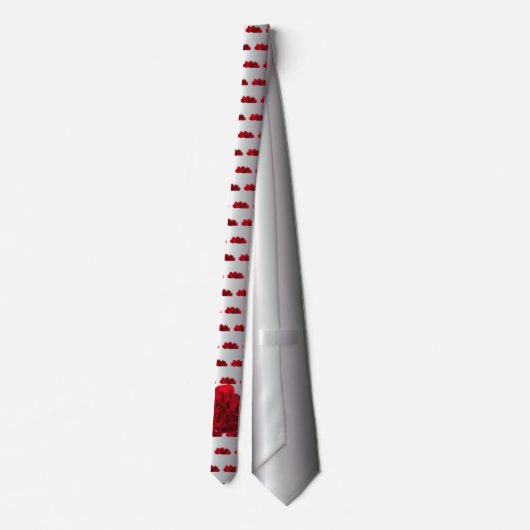 Cravate Rose rouge (Dos)