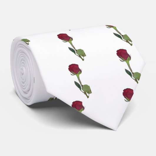 Cravate Rose rouge (Roulé)