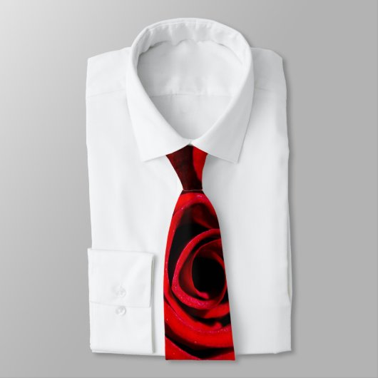 Cravate Rose rouge (Attaché)