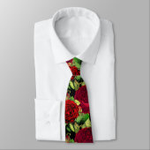 Cravate Rose rouge pour hommes / Groomsmen (Attaché)