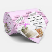 Cravate rose Salles Groomsmen Mariage Comment Aime (Roulé)