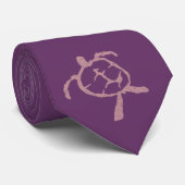 Cravate rose tortue (Roulé)