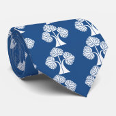 Cravate Rose trémière dressée (Roulé)