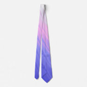 Cravate Rose Violet Abstrait Ondulé (Dos)