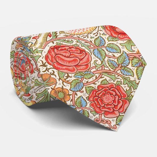 Cravate "Rose" William Morris (Roulé)