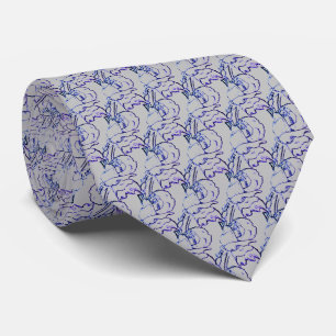 Cravate Rosebud bleu