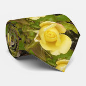 Cravate Rosebustes jaunes (Roulé)