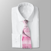 Cravate Roses à Hot Pink Background | Floral Monogram (Attaché)