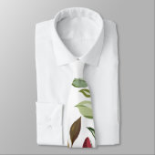 Cravate Roses blanches Roses blanches or géométrique Flora (Attaché)