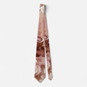 Cravate Roses d'aquarelle 3 (Devant)