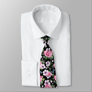 Cravate Roses d'été
