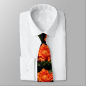 Cravate Roses d'orange de citrouille (Attaché)