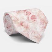 Cravate Roses élégantes (Roulé)