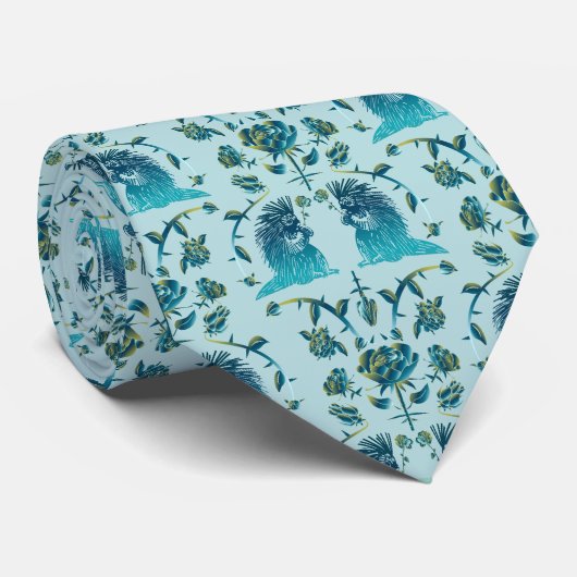 Cravate Roses In a Rough Patch Neck Tie (Roulé)