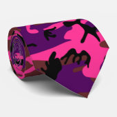 Cravate Roses indien Camo (Roulé)