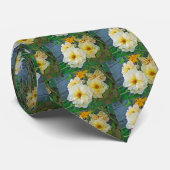 Cravate Roses jaunes (Roulé)