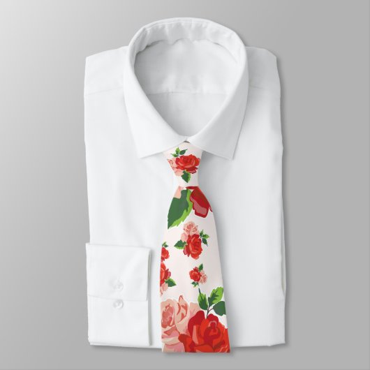 Cravate Roses pour U (Attaché)