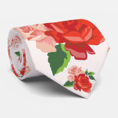 Cravate Roses pour U (Roulé)