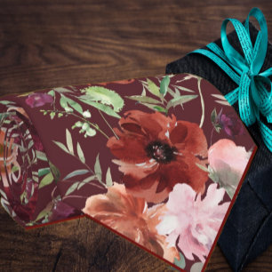 Cravate Roses roses roses Cinnamon Fleurs de vin Floral Cr