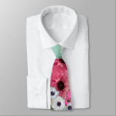 CRAVATE ROSES ROSES ROSES ROSES ROSES BLANCHES, FLEURS D'A (Attaché)