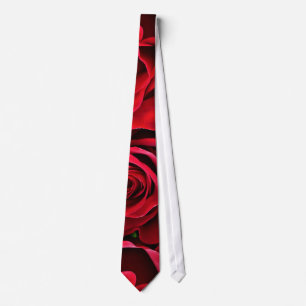 Cravate Roses rouges