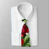 Cravate Roses rouges (Attaché)