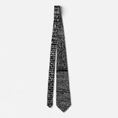 Cravate Rosetta Stone (Dos)