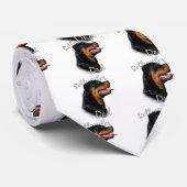 Cravate Rottweiler Papa 2 (Roulé)