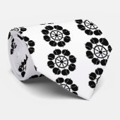 Cravate Roue à eau à huit branches (Roulé)