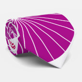 Cravate Roues pourpres (Roulé)