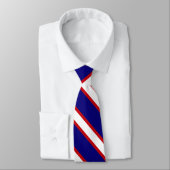Cravate Rouge, Blanc, Bleu (Attaché)