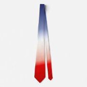 Cravate Rouge, Blanc, Bleu Spectaculaire (Devant)