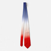 Cravate Rouge, Blanc, Bleu Spectaculaire (Dos)