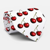 Cravate rouge cerise ou choisir la couleur (Roulé)