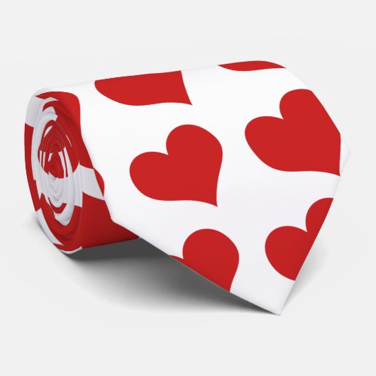 Cravate rouge de cerf (Roulé)