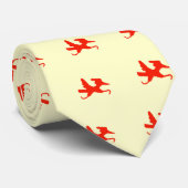 Cravate rouge de coucou terrestre (Roulé)