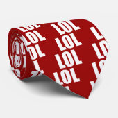Cravate rouge de LOL (Roulé)