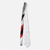 Cravate Rouge de MAO, noir faits sur commande, blanc et (Dos)