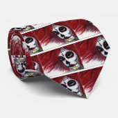Cravate Rouge de Muertos (Roulé)