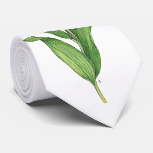 Cravate rouge de tulipe (Roulé)