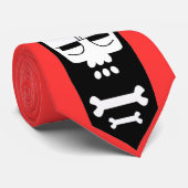 Cravate rouge d'OniBaka Booner (Roulé)
