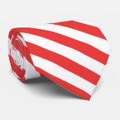 Cravate rouge et blanche (Roulé)