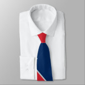 Cravate Rouge et Gris-Rayé bleus (Attaché)