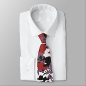Cravate rouge faite sur commande de Camo (Attaché)