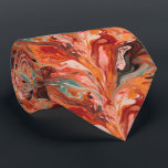 Cravate rouge marbré Abstrait<br><div class="desc">Les cravates uniques ajoutent rapidement texture, couleur et flair à toute tenue. Lorsque vous les achetez par vous-même, la personnalisation met sur votre timbre unique. Ils font aussi un cadeau réfléchi pour toute personne spéciale dans votre vie. Ajoutez votre libellé personnalisé à cette conception à l'aide des cases "Modifier ce...</div>