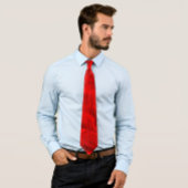 Cravate Rouge marbre gras