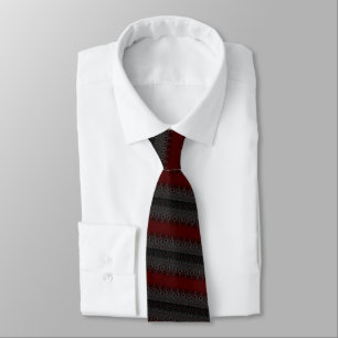 Cravate rouge noir moderne