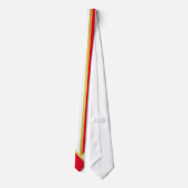 Cravate Rouge or blanc (Dos)