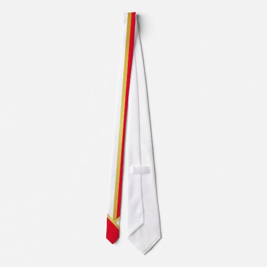 Cravate Rouge or blanc (Dos)